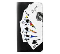 Poker Royal Straight Flush Etui Flip Housse Cuir pour Samsung Galaxy S26 Ultra