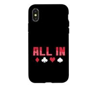 Poker Tout-en-Un Coque pour iPhone X/XS