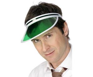 Poker Visor, Unisex One Size Vert