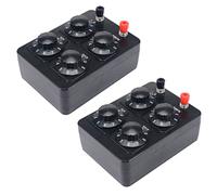 PokFhgur 2X 0-9999 Instrument D'Enseignement D'Enseignement de RéSistance Variable de DéCennie de PréCision Simple de BoîTe de RéSistance D'Ohm