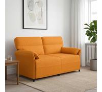 pokgdf Canapé 100 % polyester, cadre en métal, MDF | Design moderne, coussin en mousse, accoudoirs pliables, pieds en plastique, pour salon