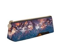 POKIKKJH National Park Trousse à stylos, boîte de papeterie scolaire, sac de rangement, rangement à fermeture éclair, petit sac à stylos adapté pour les filles et les garçons du collège, blanc, Taille