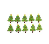 Pokinge Lot de 30 patchs en feutre pour sapin de Noël faits à la main - Accessoires de couture pour décoration d'intérieur