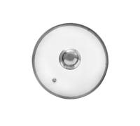 ORION Couvercle en verre avec anneau en acier inoxydable pour casserole Poêle Verre résistant à la chaleur Ø 18 cm