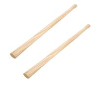 Pokm Toolsmarket - 2 manches de pioche de 90 cm, manche de rechange en bois de hêtre massif robuste de 900 mm, poignée universelle