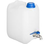 pokm toolsmarket - Bidon d'eau avec robinet en métal, 5 litres, bidon d'eau potable et robinet galvanisé, réservoir d'eau sans BPA, réservoir d'eau fabriqué en UE - Idéal pour le camping, le