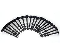 POKM Toolsmarket GmbH Lot de 50 piquets d'ancrage au Sol - 12,5 cm - Ancrage de Fixation pour Toile Anti-Mauvaises Herbes