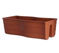 POKM Toolsmarket GmbH Prosperplast Wave Jardinière de Balcon Terracotta 60 x 20 cm