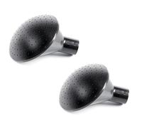 pokm toolsmarket - Lot de 2 tamis de rechange pour arrosoir de 10 l, 2 tamis noirs pour arrosoir, embouts de douche, bec en plastique, pommeau de douche pour arrosoirs de jardin, parterres de fleurs