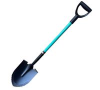 pokm toolsmarket - Pelle et pelle multi-pointues - 2 en 1 - 115 cm - Pelle à racines & pelle de jardin avec dents pour sols durs, manche en fibre de verre et poignée DY