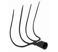 pokm toolsmarket - Pioche à fumier 4 dents sans manche, fourche à foin, fourche à fumier, fourchette de jardin, hachoir à pommes de terre pour le jardinage et l'agriculture