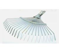 pokm toolsmarket Râteau à feuilles réglable en métal avec 22 dents, râteau de jardin, râteau à feuilles, largeur jusqu'à 45 cm, râteau à gazon en métal sans manche