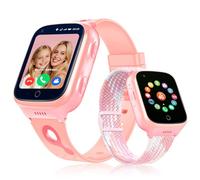 POKUJNFY 4G Montre Connectée Enfant pour Garçon Fille - Traceur GPS Tracker