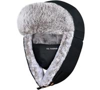 POL PARKMAN Chapka d’Hiver Chapeau de Trappeur Chaud Bonnet de Russe Bonnet Aviateur avec Masque Amovible Confortable Coupe-Vent Anti-poussière Étanche pour Ski, Ushanka Chapeau de Chasse Russe