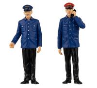 Pola G 331512 2 Chefs De Gare Pour Service Voyageurs Figurines Neuf