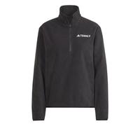 Adidas Polaire Multi Essentials demi-zip noir pur femme S