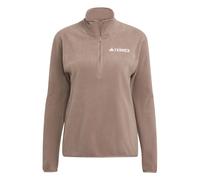 Adidas Veste polaire Multi Essentials Half Zip - Marron Femme M
