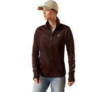 Polaire 1/2 Zip femme Ariat Team EQ Marron L