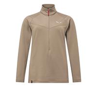 Salewa Puez Cammino Polarlite Half Zip Fleece Beige L Femme