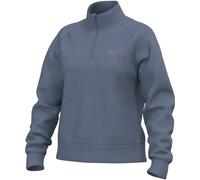 Mizuno Athletic Half Zip Sweatshirt Bleu S Femme