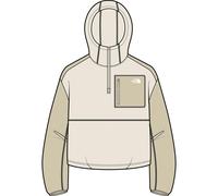 The North Face - W Yumiori 1/4 Zip Hood Novelty - Polaire femme White Dune / Desert Stone - M