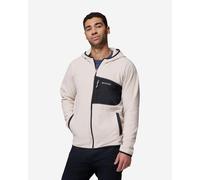 Polaire à capuche Columbia Fast Trek Overlay Full Zip blanc crème - XXL