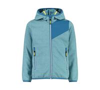 Polaire à capuche en tricot jacquard fille CMP 5 ans