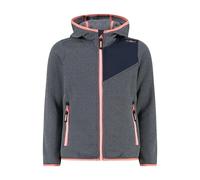 Polaire à capuche en tricot jacquard fille CMP 5 ans
