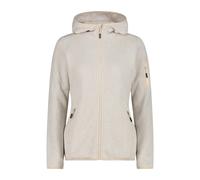 CMP - Women's Jacket Fix Hood Jacquard Knitted 3H19826 - Veste polaire - 42 - vaniglia / bianco / cream / off white