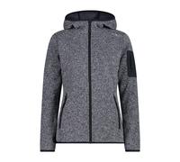 CMP - Women's Jacket Fix Hood Jacquard Knitted 3H19826 - Veste polaire - 38 - antracite