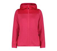 CMP - Women's Jacquard Knit Jacket Fix Hood - Veste polaire - 46 - magenta / pink fluo