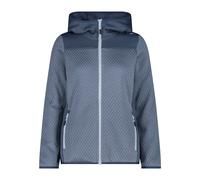CMP - Women's Jacquard Knit Jacket Fix Hood - Veste polaire - 36 - space / sky blue