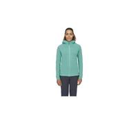 Polaire a capuche femme rab nexus turquoise