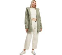 Polaire à capuche femme Urban Classics Sherpa Vert L