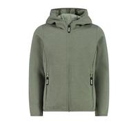 CMP - Girl's Jacket Fix Hood Jacquard Knitted - Veste polaire - 152 - avocado / pistacchio