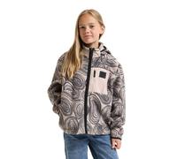 Didriksons - Kid's Joule Printed Full-Zip - Veste polaire - 120 - mountain beige