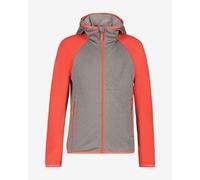 Polaire à capuche Icepeak Kamenz gris rouge corail fille - 152