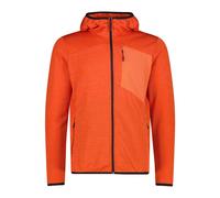 Polaire à capuche jacquard chiné CMP Orange M