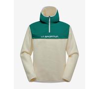 Polaire à capuche La Sportiva Guidance Sherpa Half Zip vert blanc - XL
