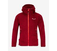 Polaire à capuche Salewa Puez Highloft 2 rouge enfant - XXS