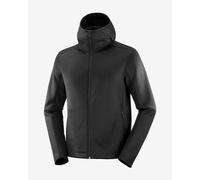 Polaire à capuche Salomon Essential Midfleece Full Zip noir - L