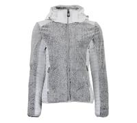 Polaire Ã capuche zippÃ© bi-matiÃšre femme Peak Mountain Blanc M
