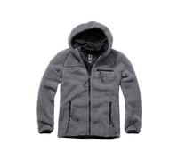 Polaire Ã capuche zippÃ©e Brandit Teddy Gris L