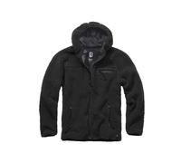 Polaire Ã capuche zippÃ©e Brandit Teddy Noir 2XL