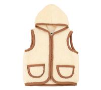 Polaire Ã capuche zippÃ© fille Moonrise Hala Marron 3/4 ans