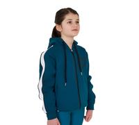 Polaire à capuche zippé fille Equestro Bleu 12 ans