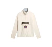 Napapijri Polaire Burgee à fermeture demi-zippée Homme Blanc 2XL