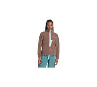 Polaire adidas terrex xploric high pile snap marron bleu femme