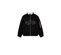 Alpha Industries CWU Fleece Loose Jacket Sweatshirts pour homme Taille L - Noir