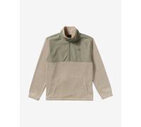 Polaire Billabong Boundary Blocked demi-zip beige vert - S